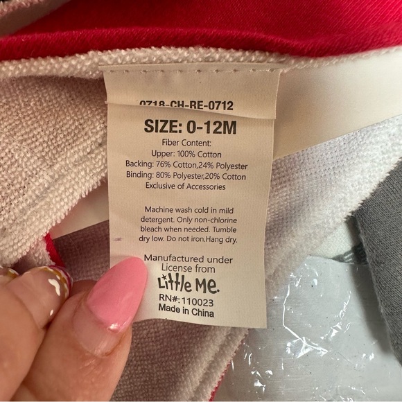 2/$10 Sale! Little Me & Chick Pea Set of 5 Baby Bibs Some New Size 0-12 Months - Picture 5 of 12